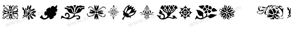 PreColumbian Ornaments One字体转换